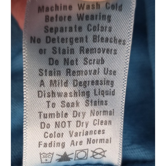 Fresh Produce 100% Cotton Skydive Blue Tiered City Skirt Womens Sz 16S (short) - Picture 7 of 7